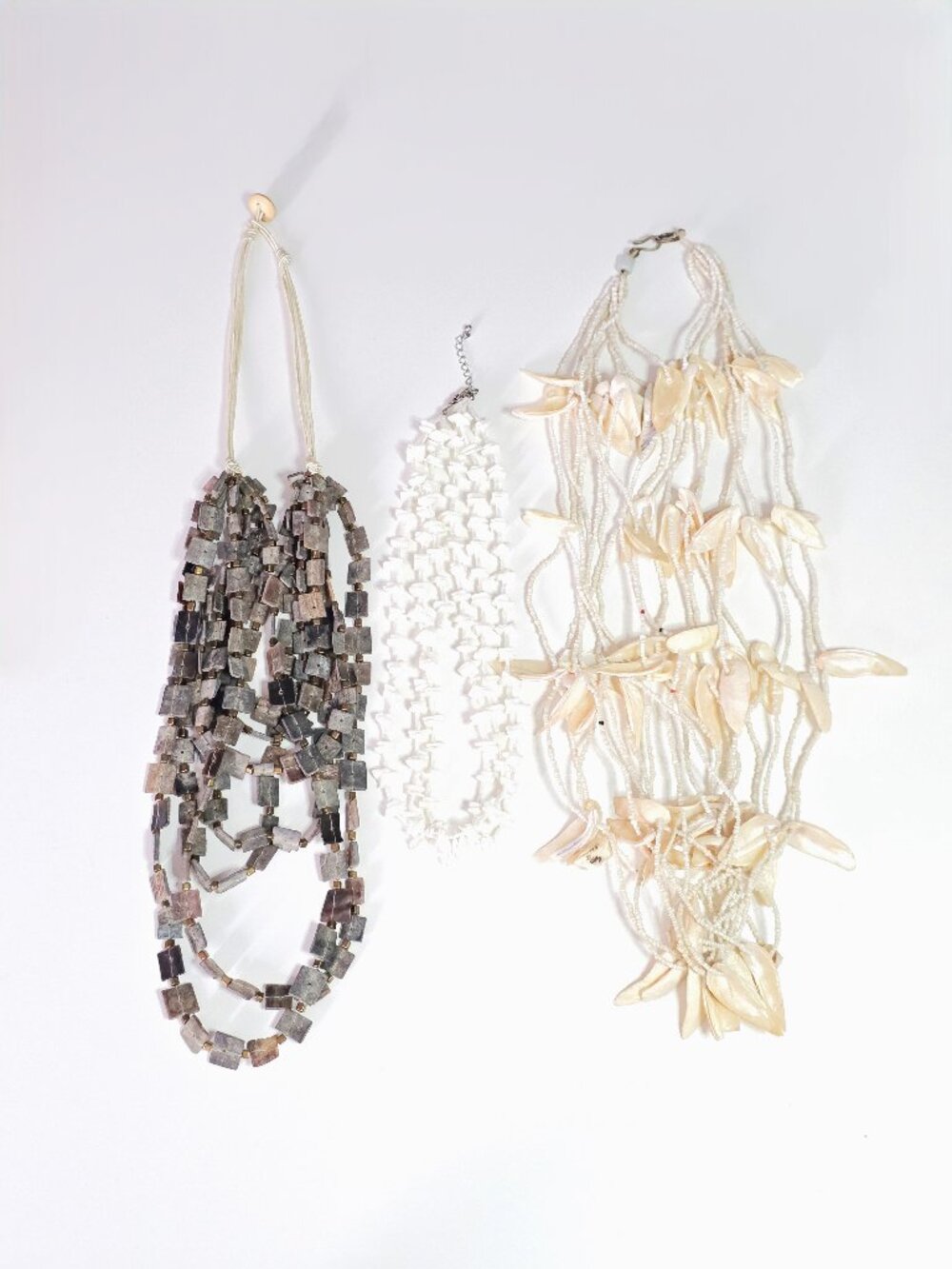 Natural shell necklace bundle